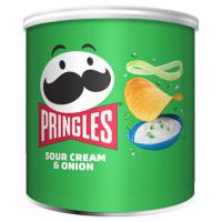 PRINGLES CREAM&ONION GROEN