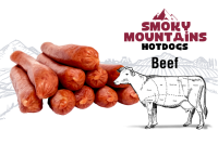 (LA8403) BEEF HOT DOG 22 CM 100%  RUND