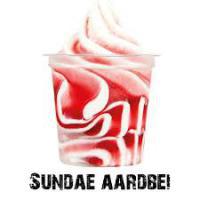 SUNDAE SOFTIJSCUP AARDBEISAUS