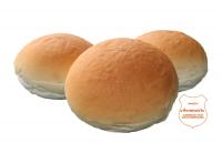 AMBACHTELIJKE HAMBURGERBOL WIT GESNEDEN