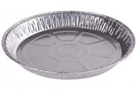ALU BORD  ROND 15,5  CM ( op=op aktie)